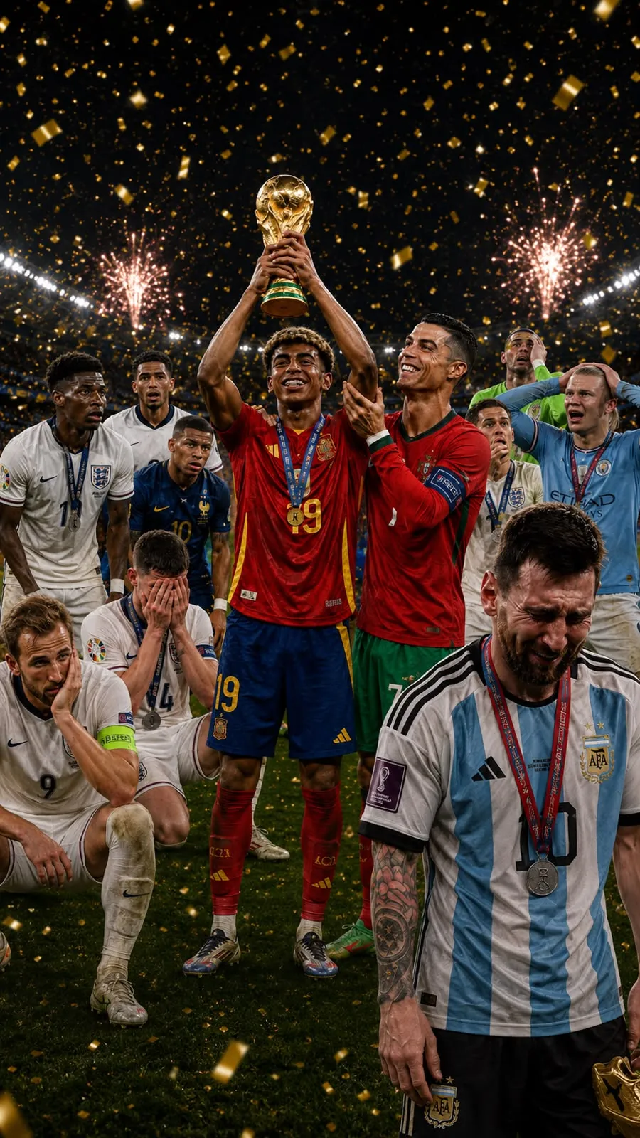 Spanyol Angkat Piala, Messi Angkat Kaki