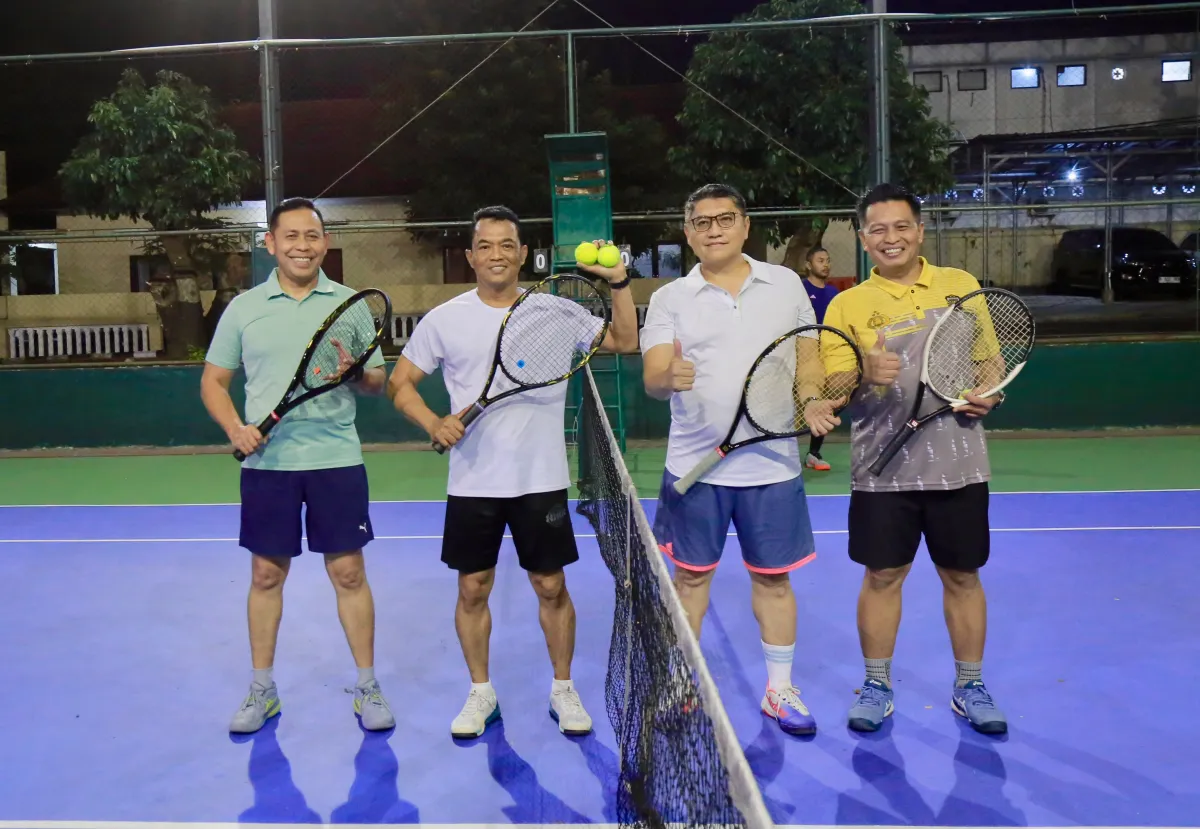 Gelaran Night Open Lapangan Tennis Mako Polda NTB